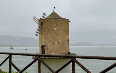 Quattro nuove pale per il mulino spagnolo, simbolo di Orbetello